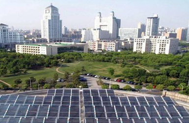 江苏省委党校工程施工集热面积1090平方米